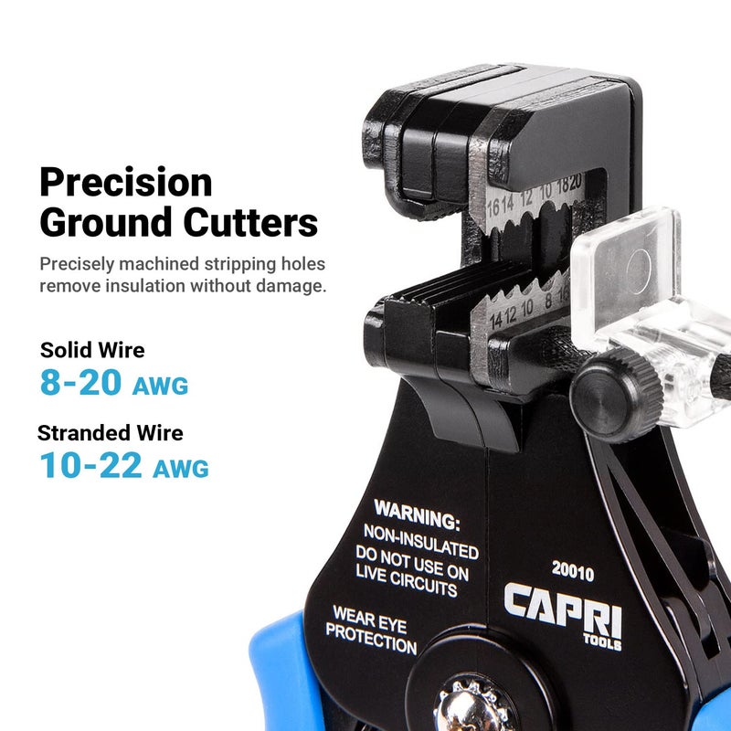 Capri Tools 20012 Self-Adjusting Wire Stripper - Image 1